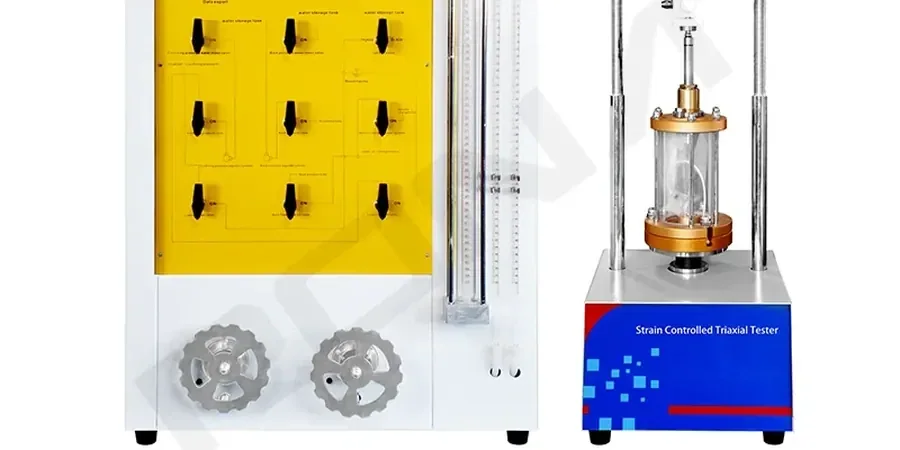 Illustrative image of Triaxial test in Calgary