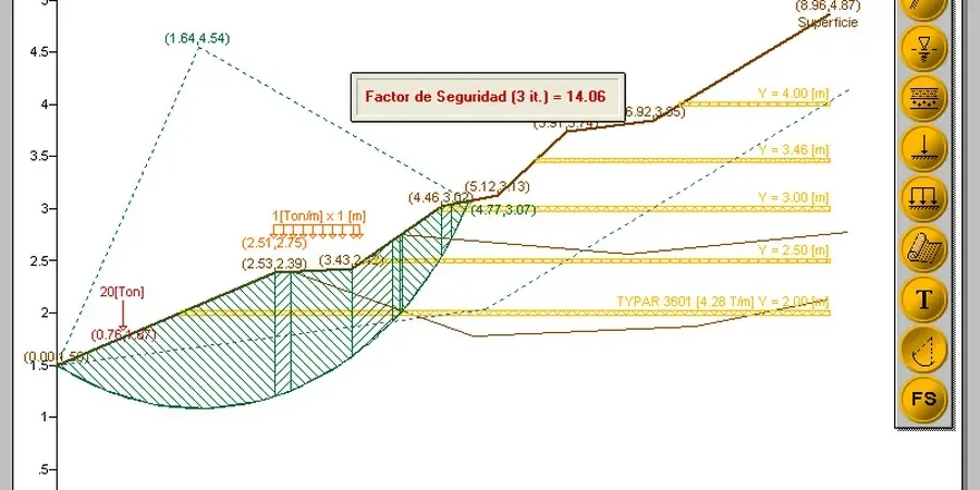 Illustrative image of Slope failure analysis in Calgary