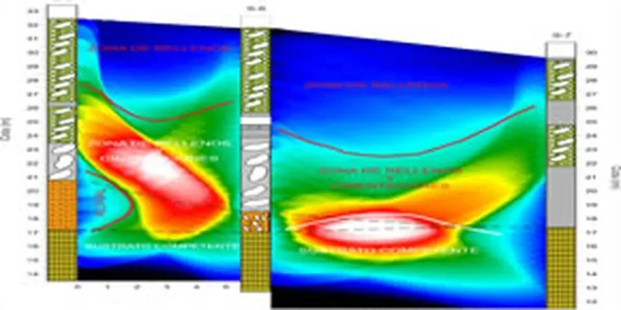 Illustrative image of Seismic tomography (refraction/reflection) in Calgary